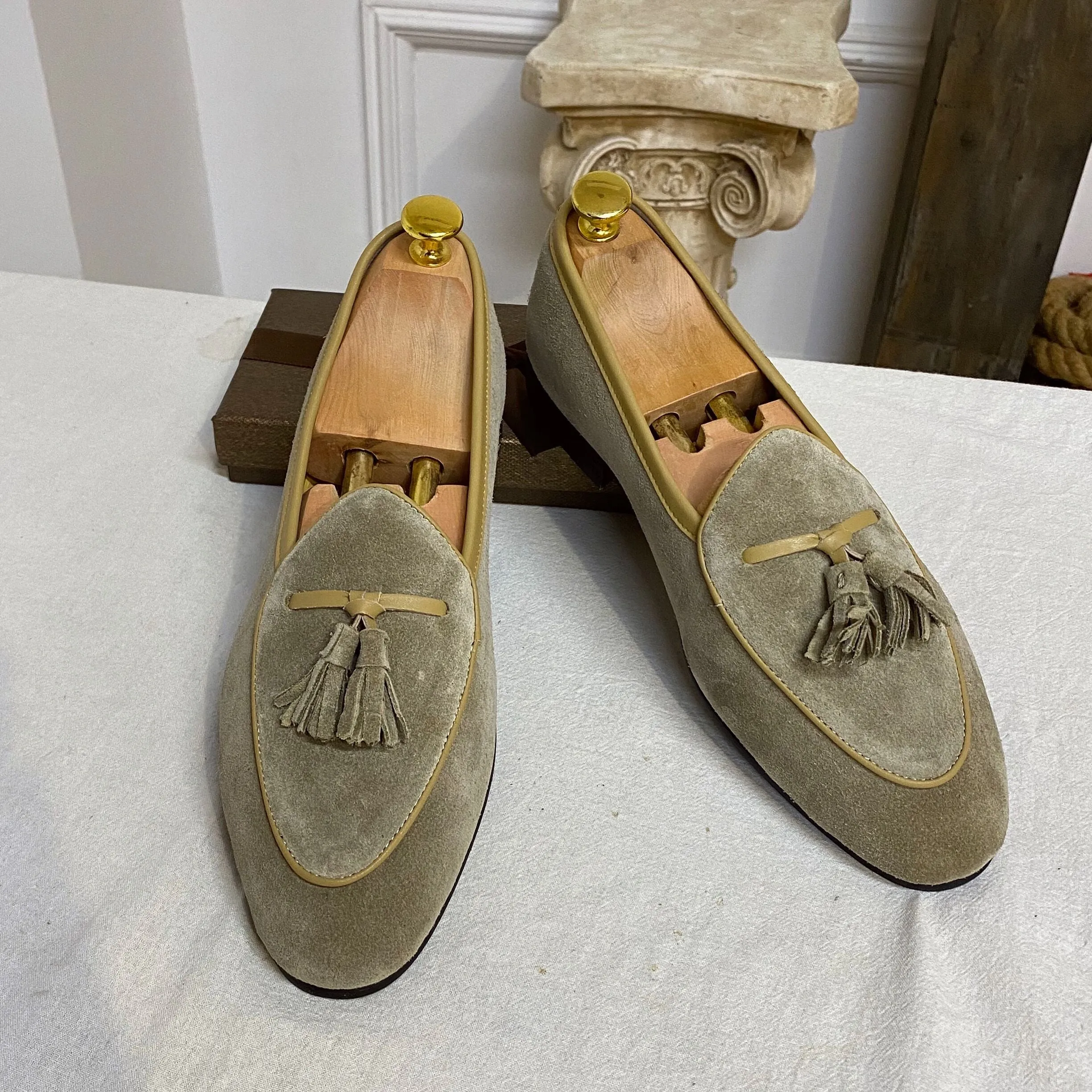 Suede Slip On Fashion Men Loafers