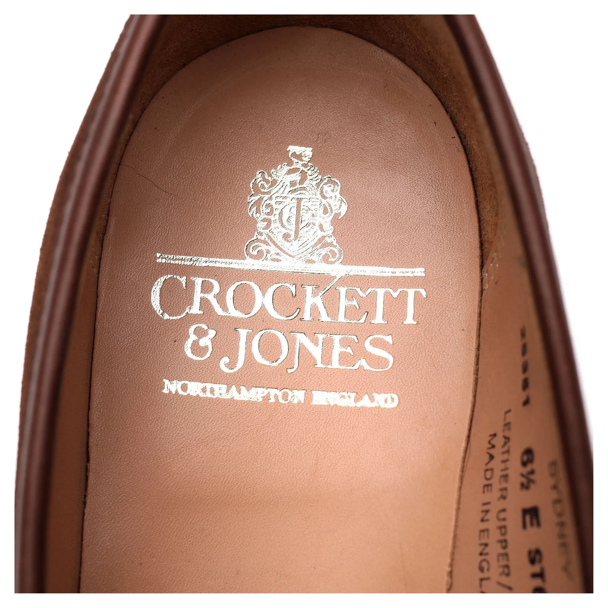 'Sydney' Snuff Brown Suede Loafer UK 6.5 E