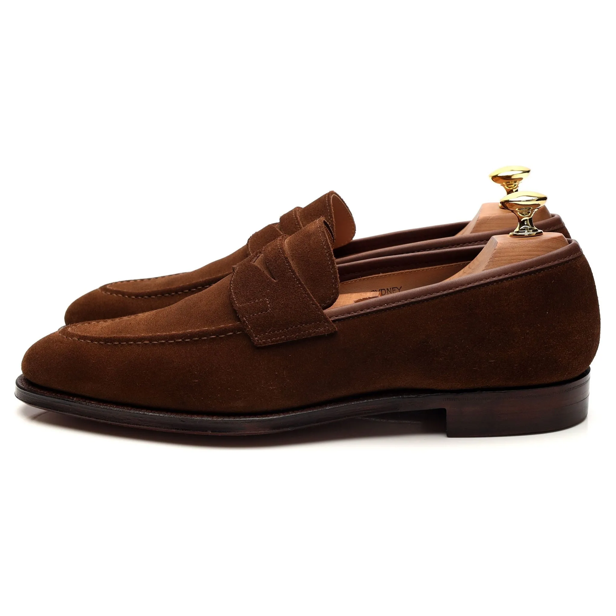 'Sydney' Snuff Brown Suede Loafer UK 6.5 E