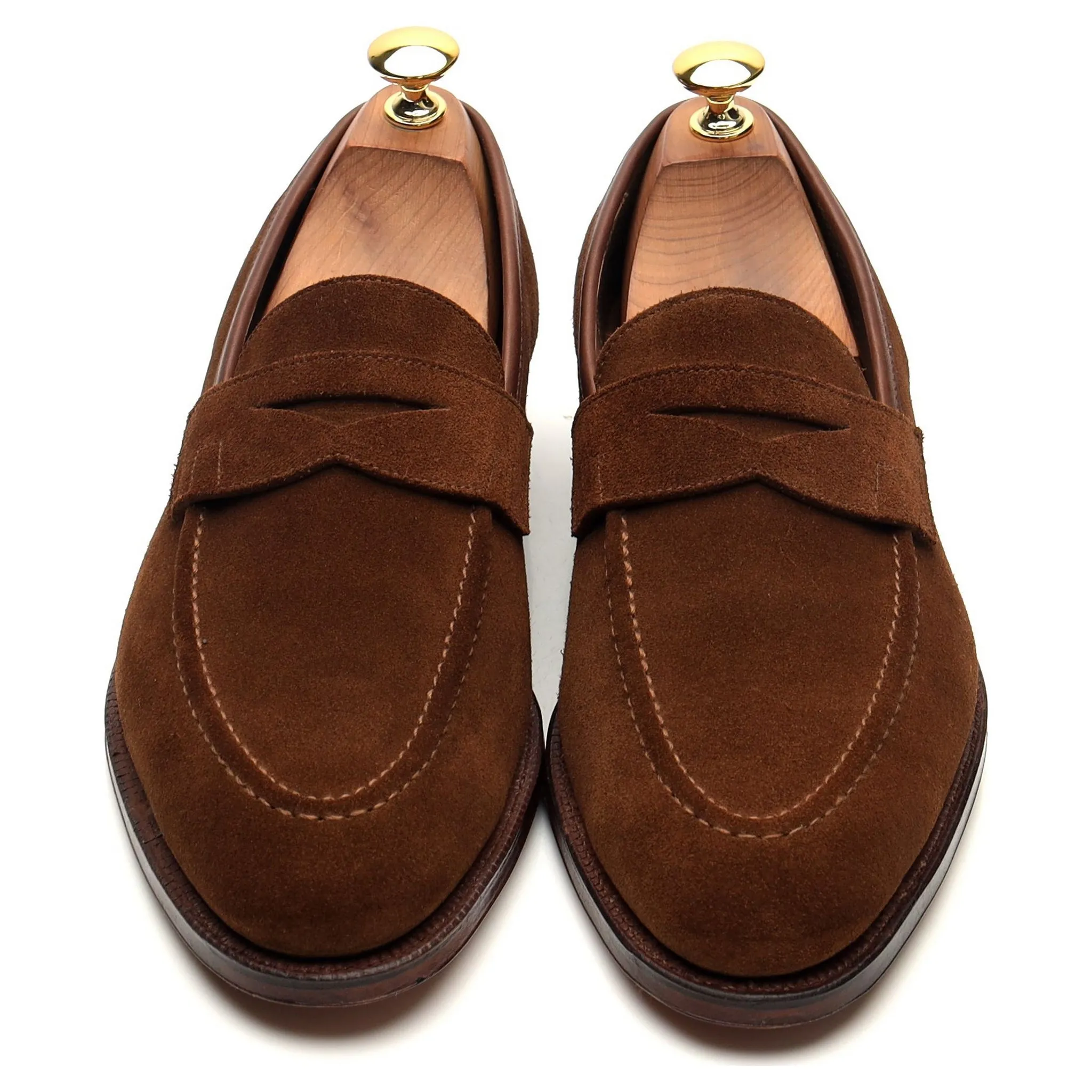 'Sydney' Snuff Brown Suede Loafer UK 6.5 E