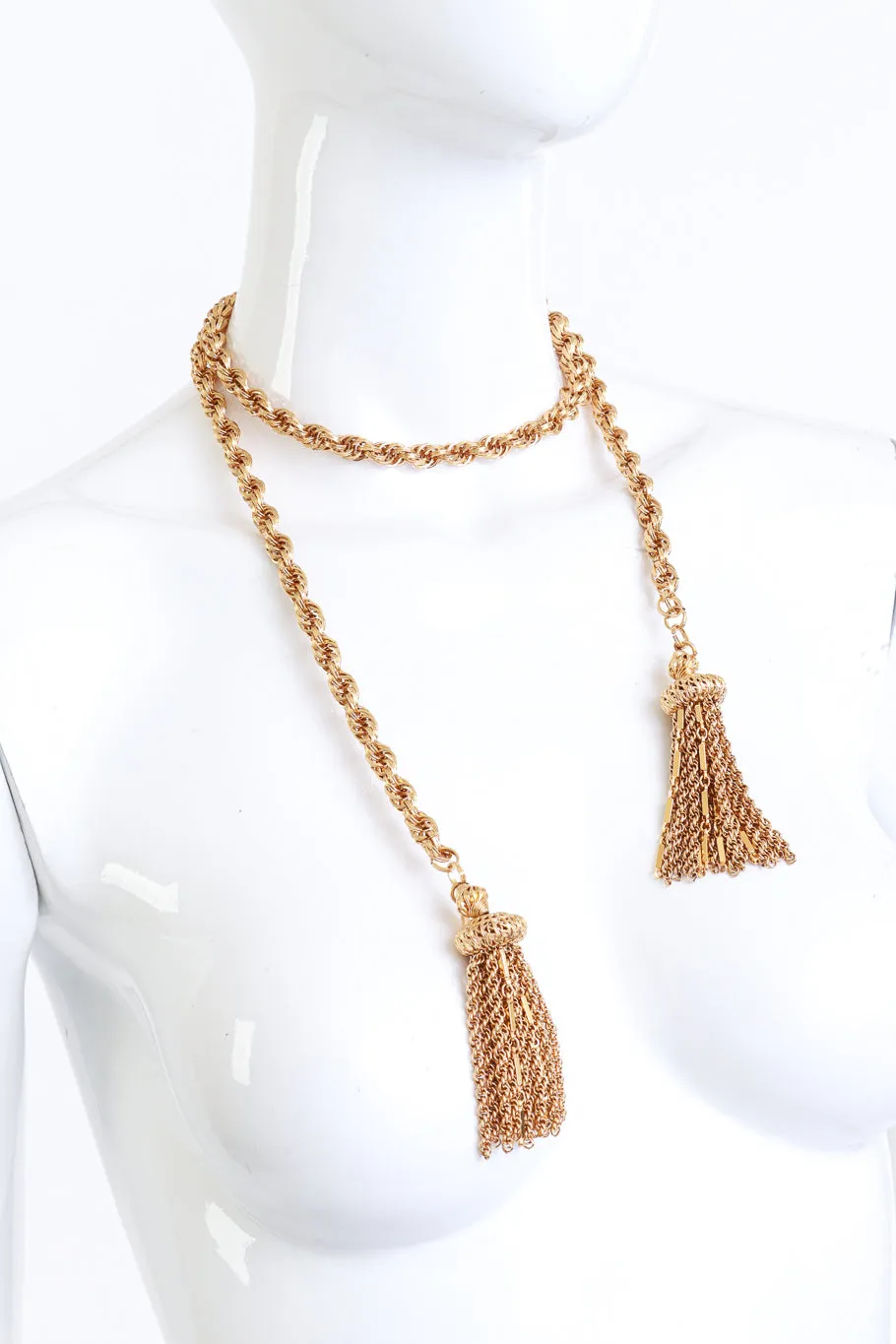 Tassel Wrap Lariat Necklace II