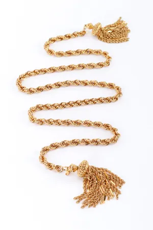 Tassel Wrap Lariat Necklace II
