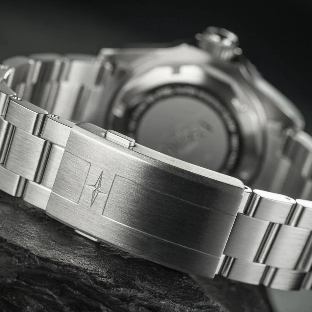 Ternos Professional Auto Nebulous 500m White Diving Watch 16153510