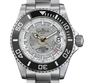 Ternos Professional Auto Nebulous 500m White Diving Watch 16153510