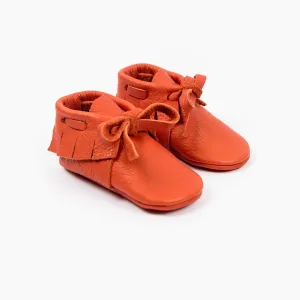 TOMATO LACED MOCCASINS