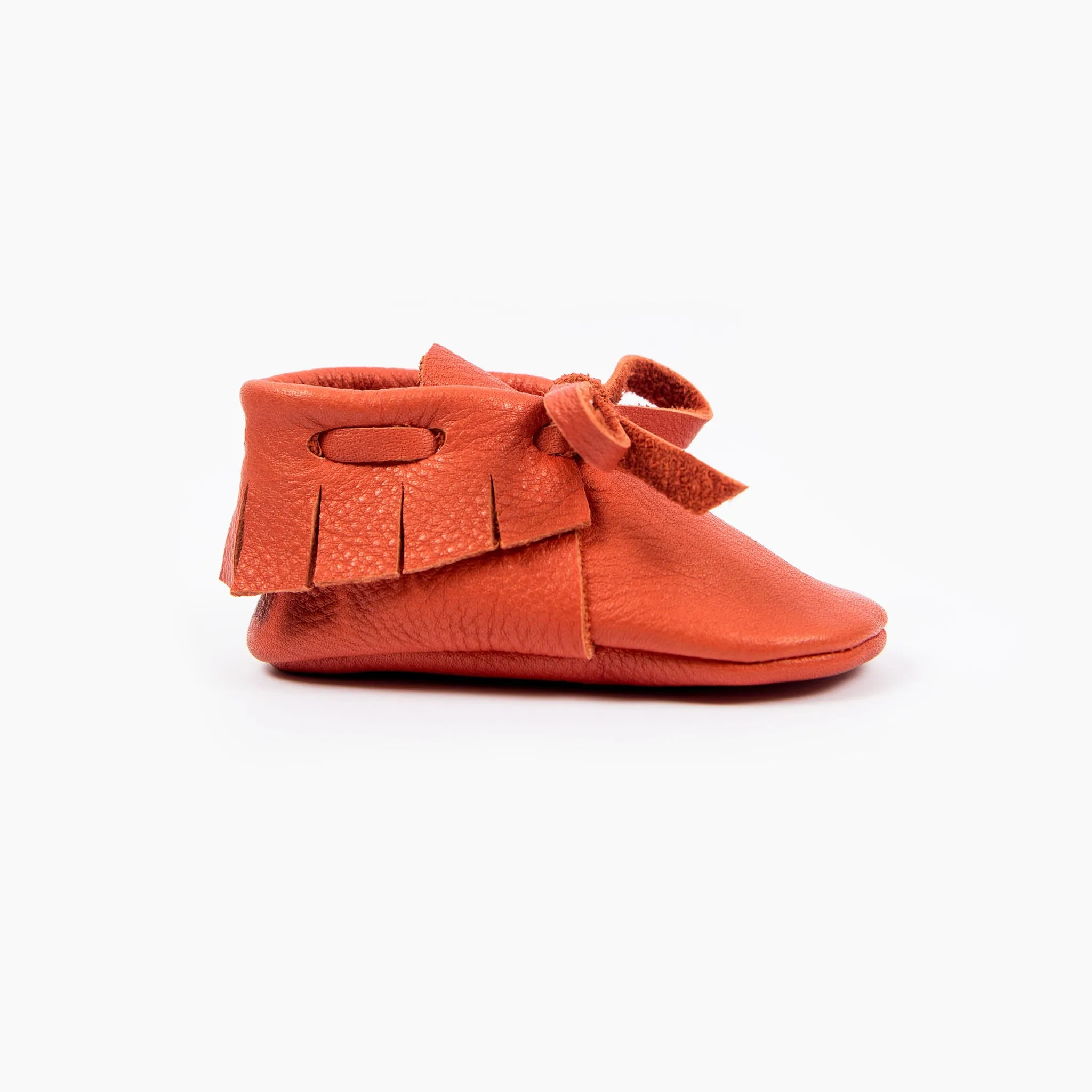 TOMATO LACED MOCCASINS