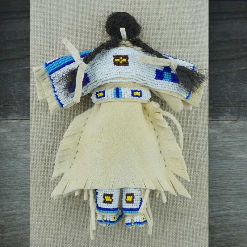 Traditional Buckskin Doll - White