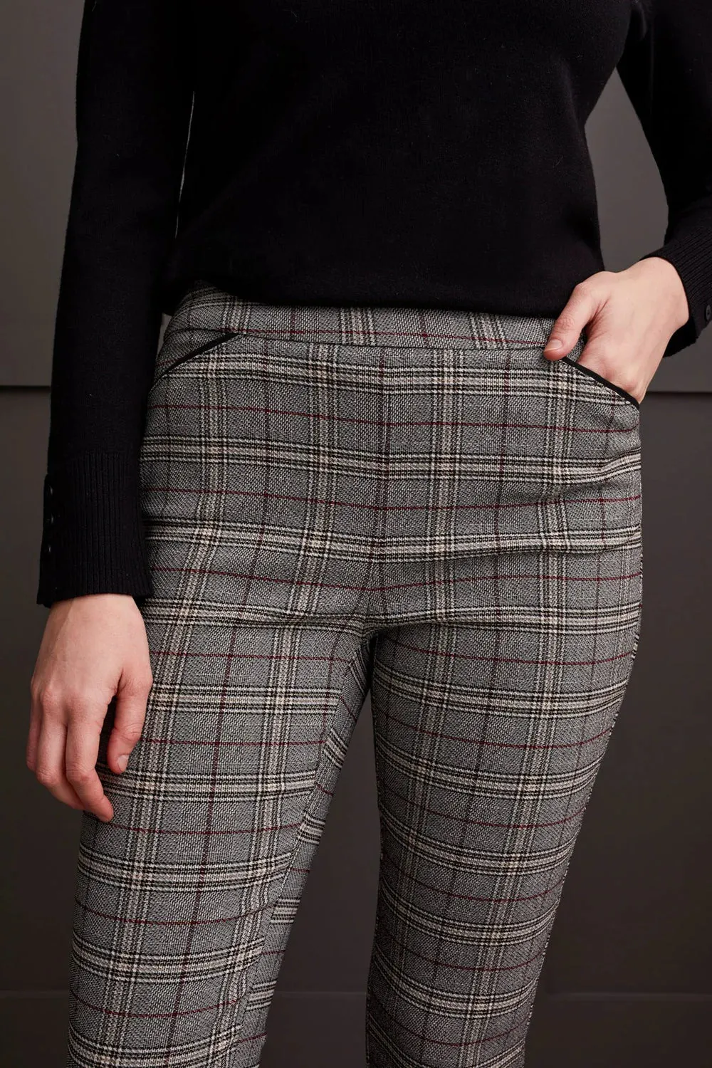 Tribal Pull-On Kick Flare Ankle Dress Pant