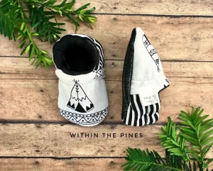 Tribal Teepee Moccasins