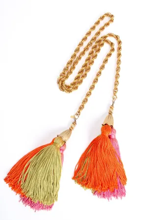 Tropical Tassel Lariat