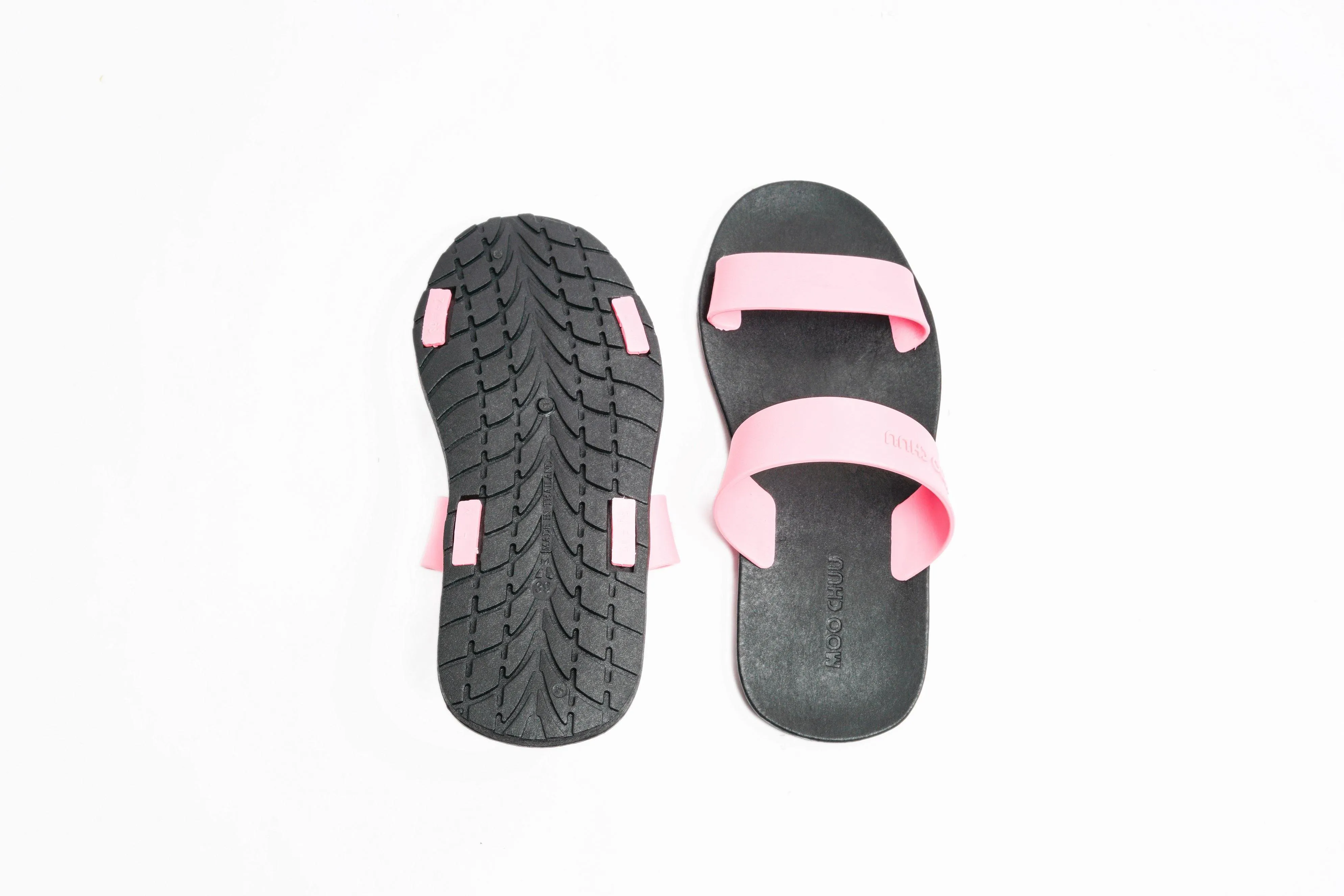 Twin Black Sole Light Pink Strap