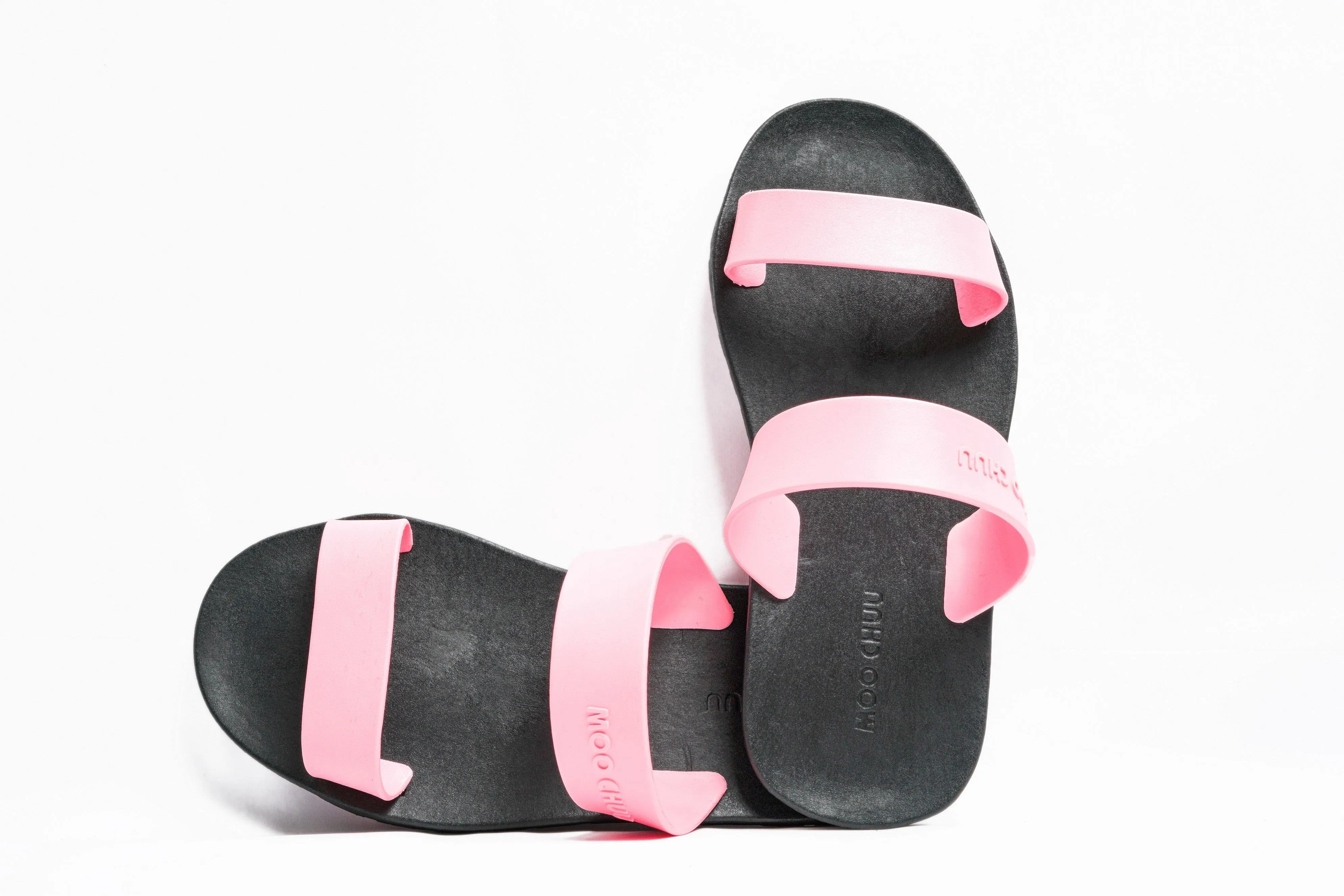 Twin Black Sole Light Pink Strap