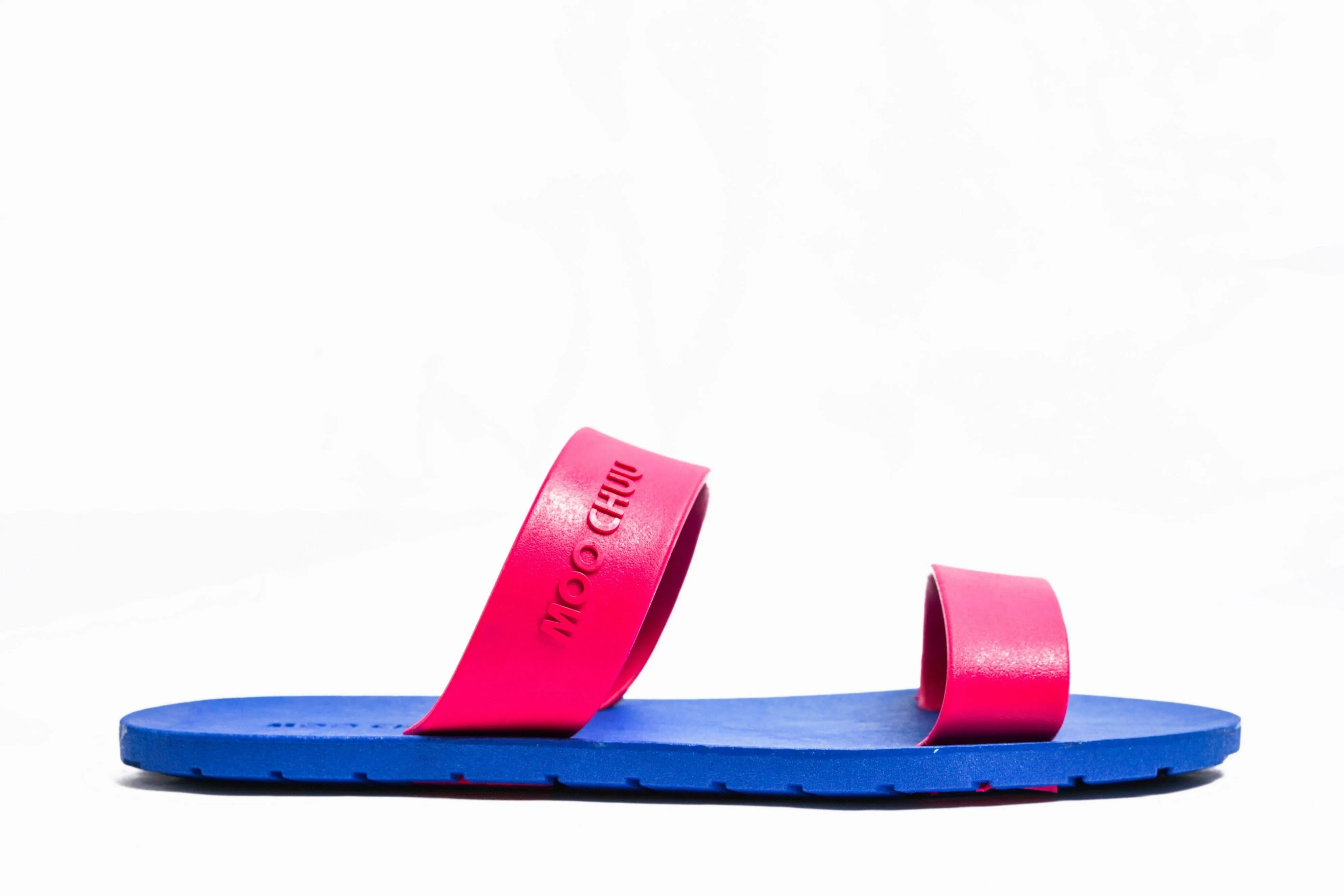 Twin Blue Sole Pink Strap