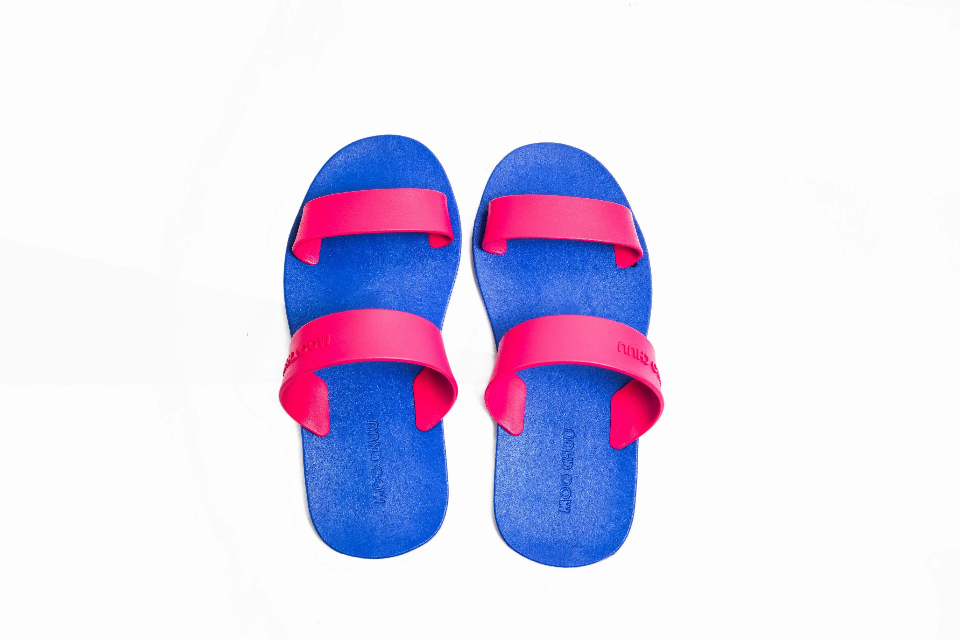 Twin Blue Sole Pink Strap