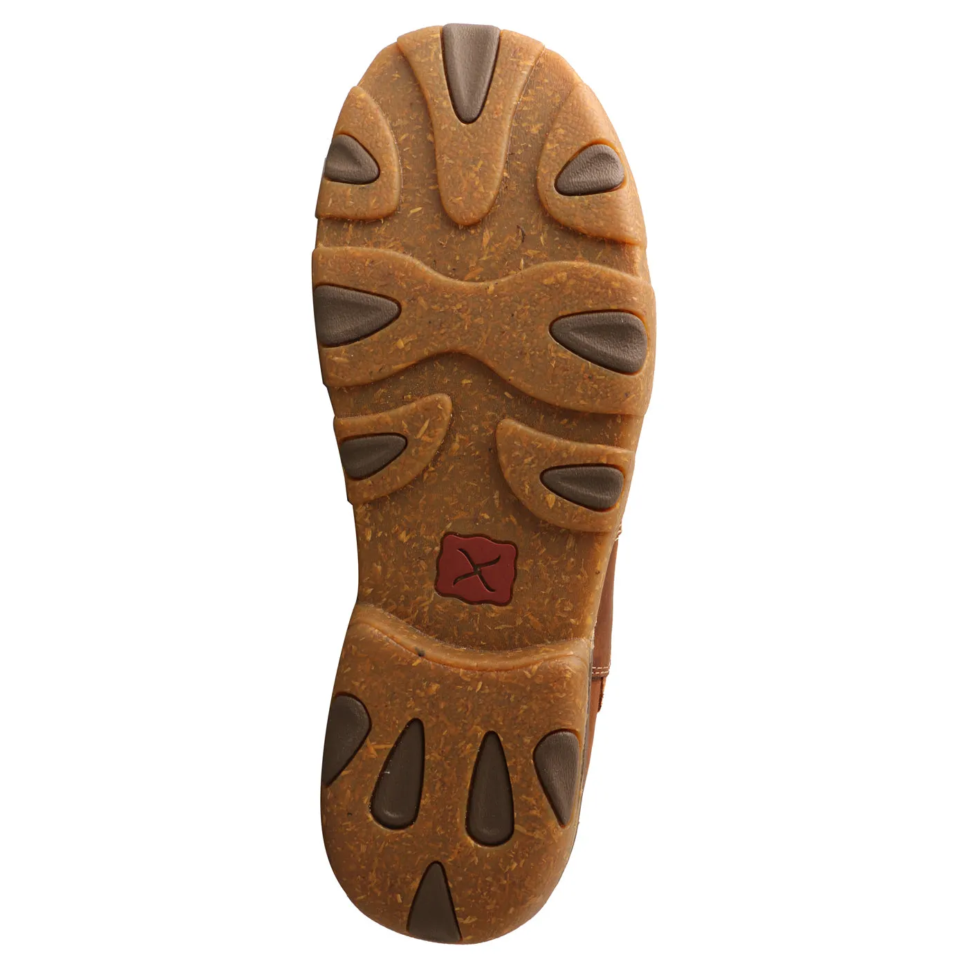 Twisted X Men's 4" Chelsea Driving Moc-Woven Multi/Oiled Saddle