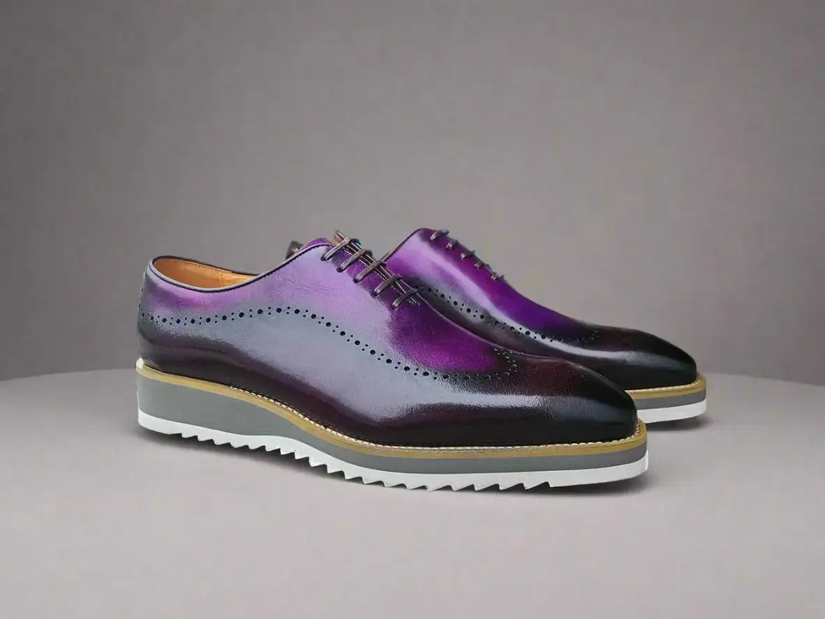Two Tone Oxford With Lightweight Sole