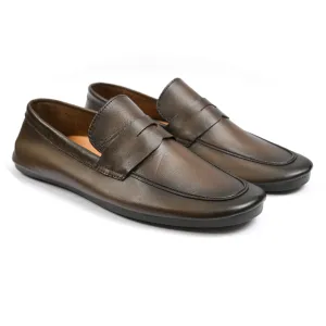 TWO TUNE LEATHER MOCCASIN