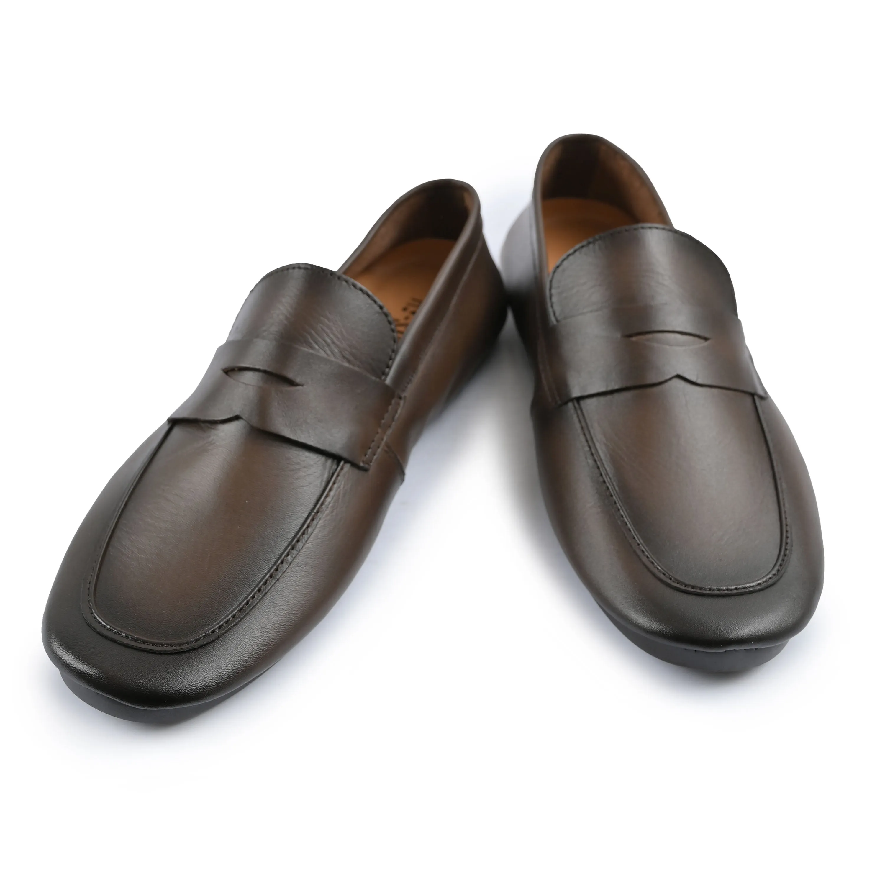 TWO TUNE LEATHER MOCCASIN