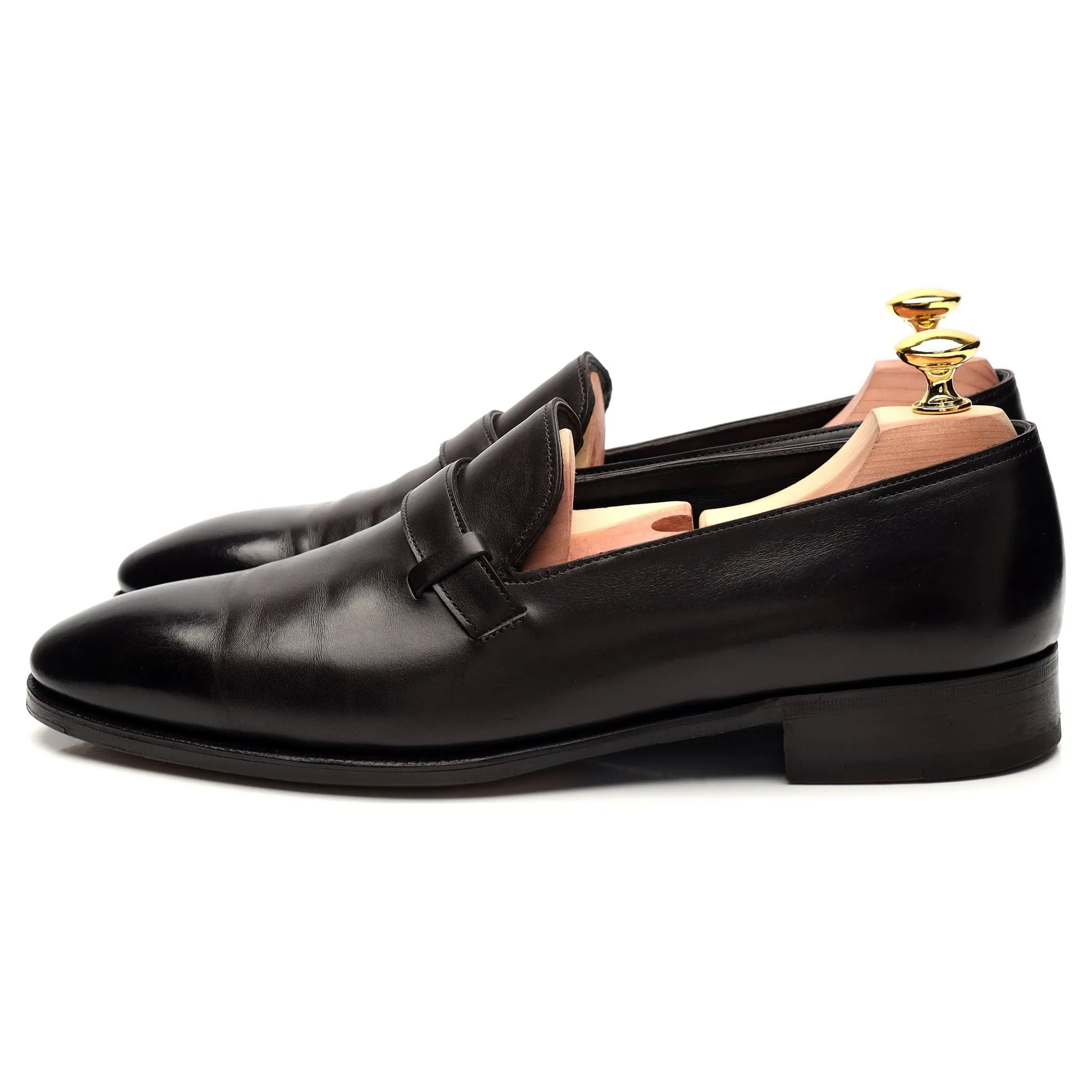 'Upton' Dark Brown Leather Loafer UK 7 E
