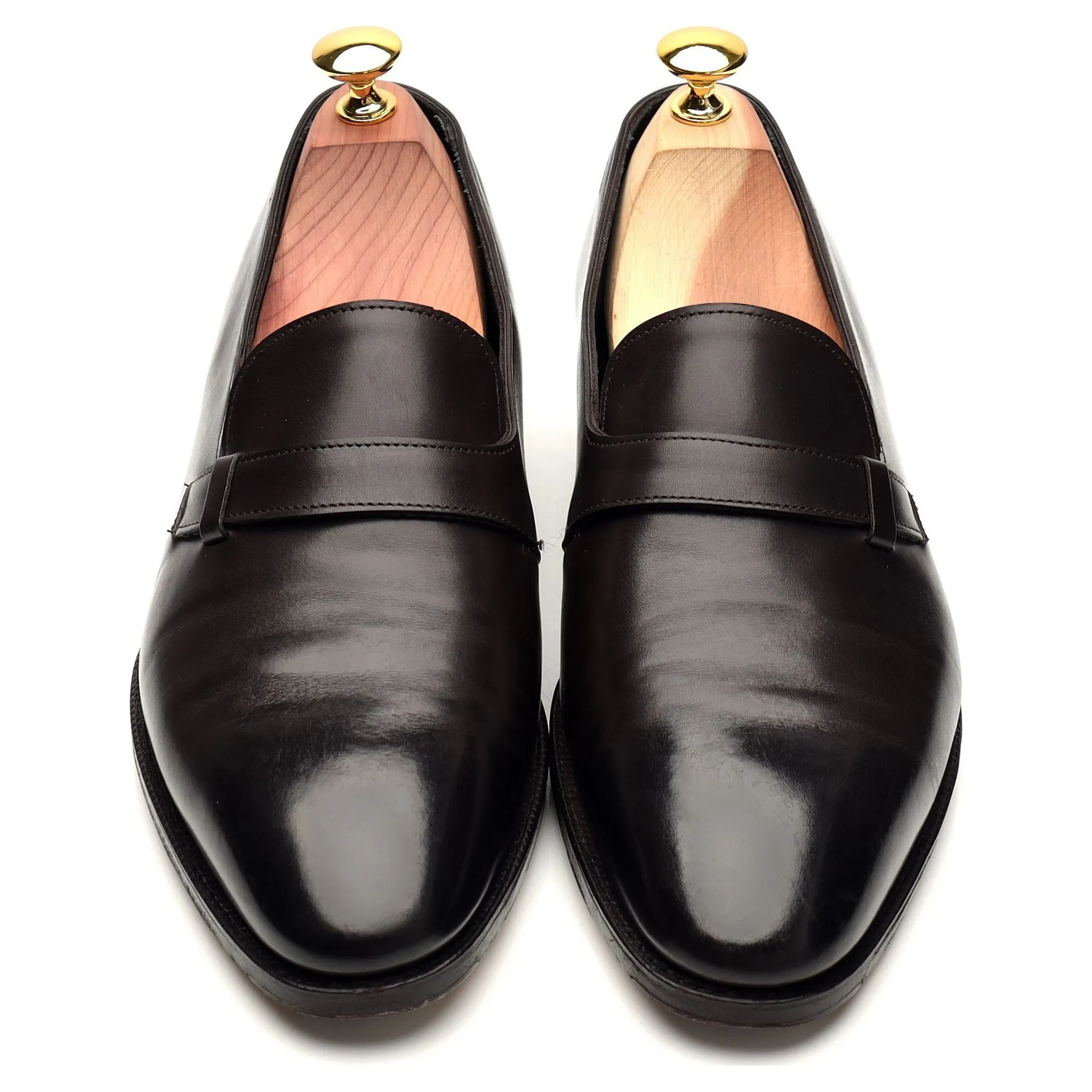 'Upton' Dark Brown Leather Loafer UK 7 E