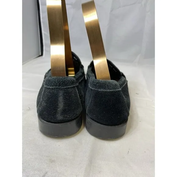 Used / Weejuns Bass / Larson / Black / Leather Suede / Loafer / Sz 8