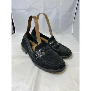 Used / Weejuns Bass / Larson / Black / Leather Suede / Loafer / Sz 8