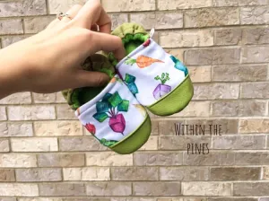 Veggie Moccasins // toe guard not included