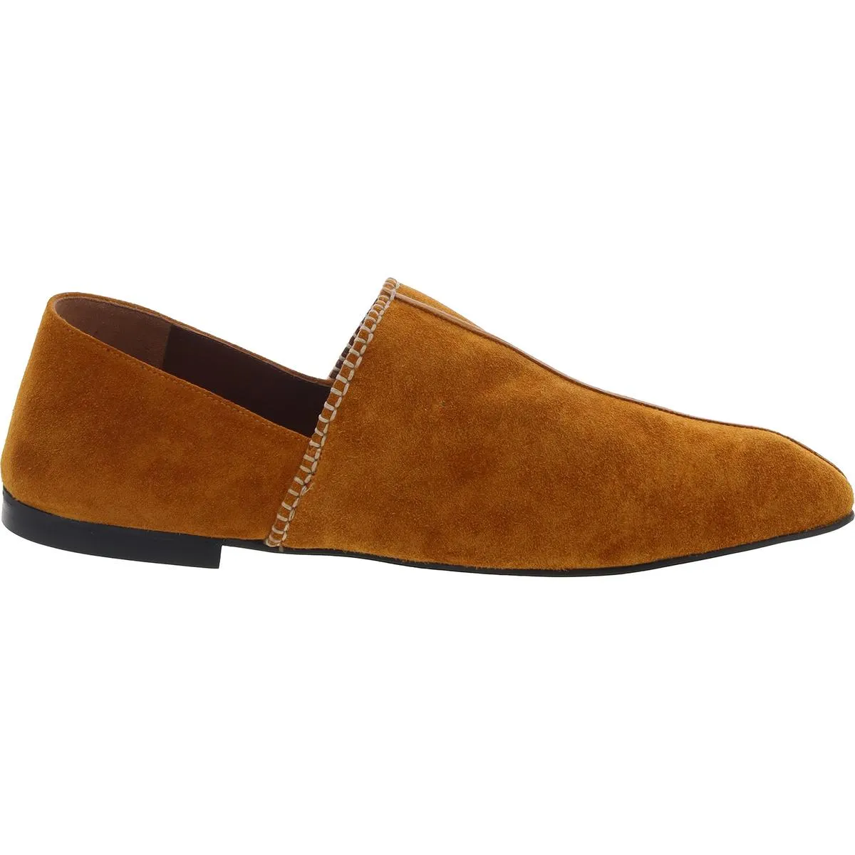 Wales Bonner Mens Babush Collapsible Heel Slippers Leather Loafer Slippers