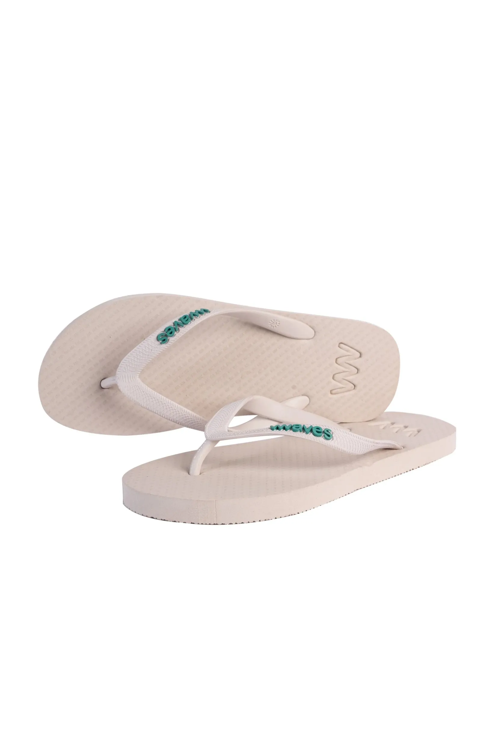 WAVES Unisex Essentials Flip Flop - White