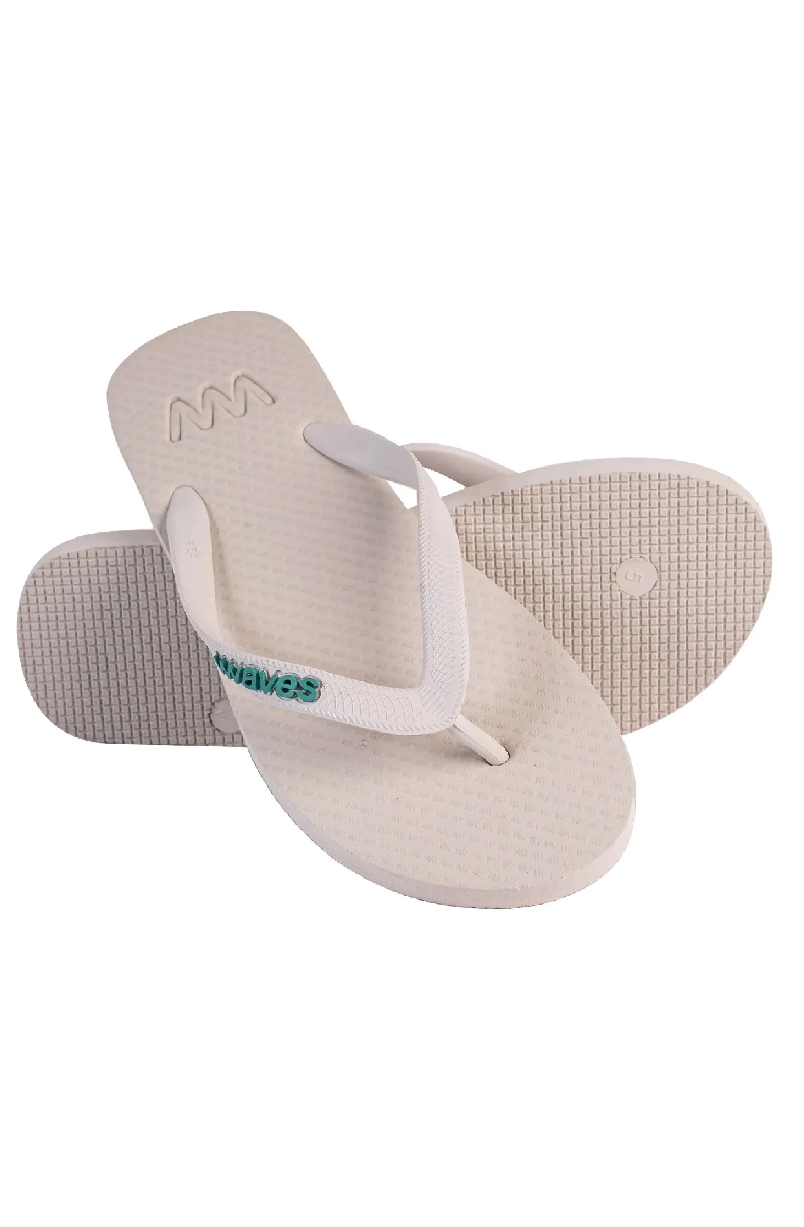 WAVES Unisex Essentials Flip Flop - White