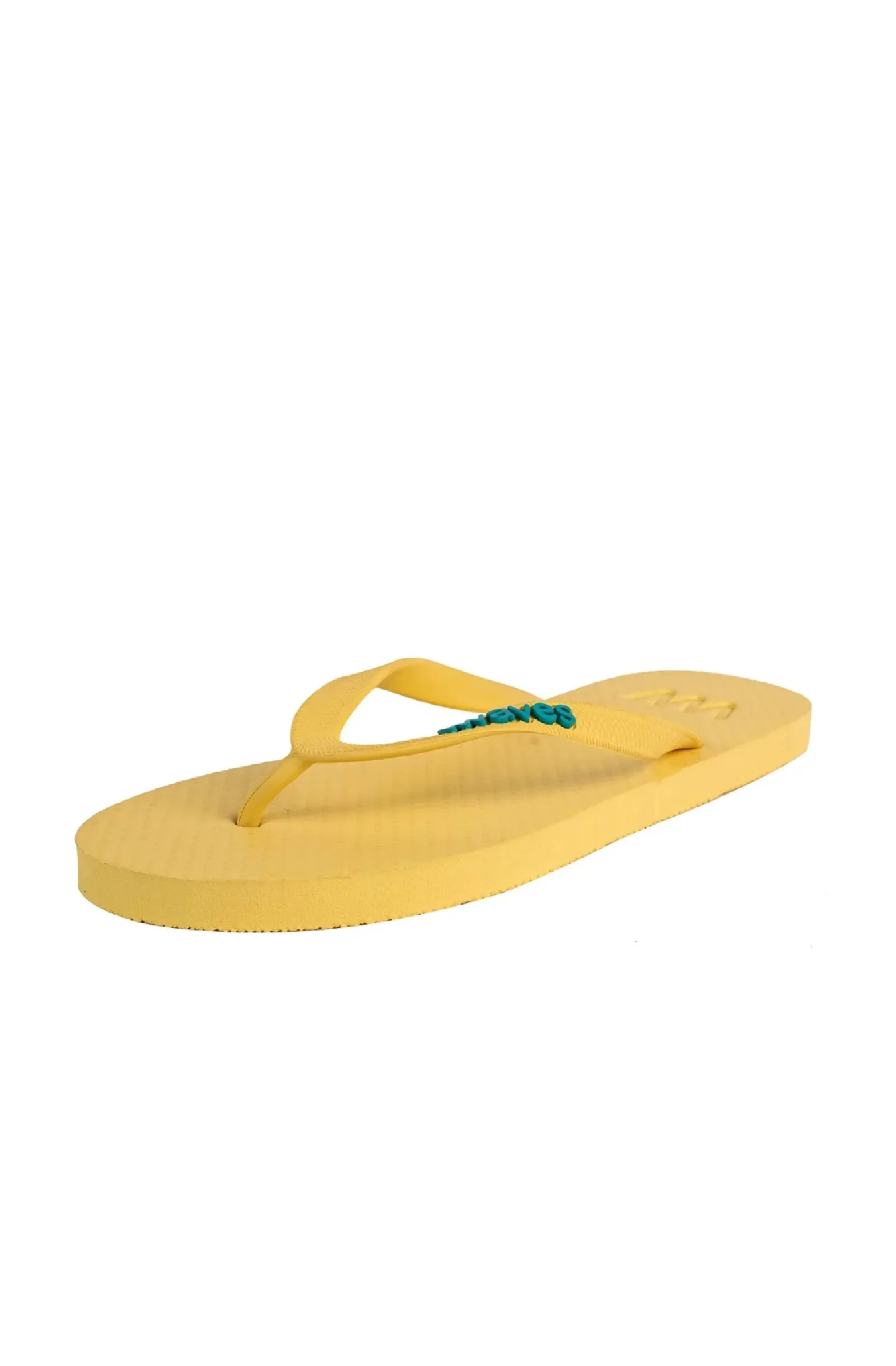 WAVES Unisex Essentials Yellow Flip Flops