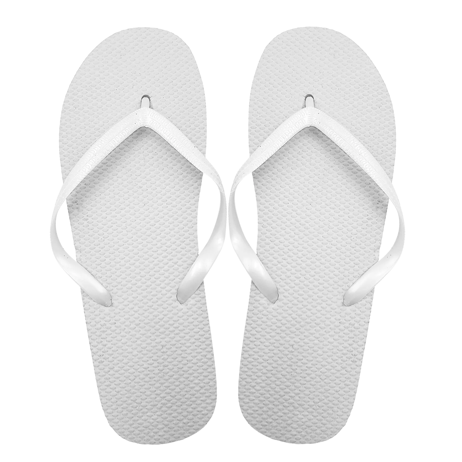 White Flip Flops (Case of 48 Pairs)