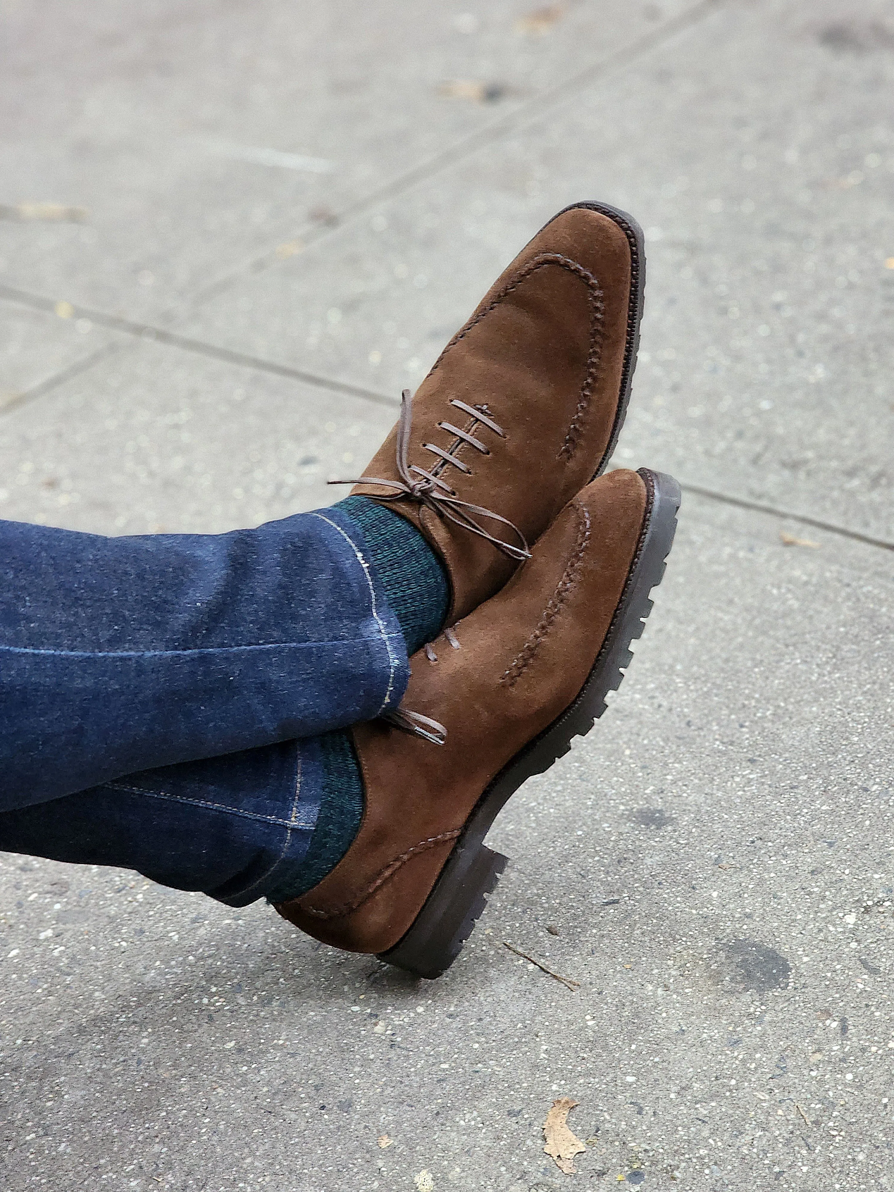 Whittier - Dark Brown Suede