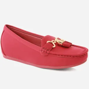 Women "AAaRVI" Casual Suede Slip On Moccasins