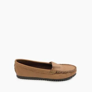 Women's Deerskin Gore Front Moccasin