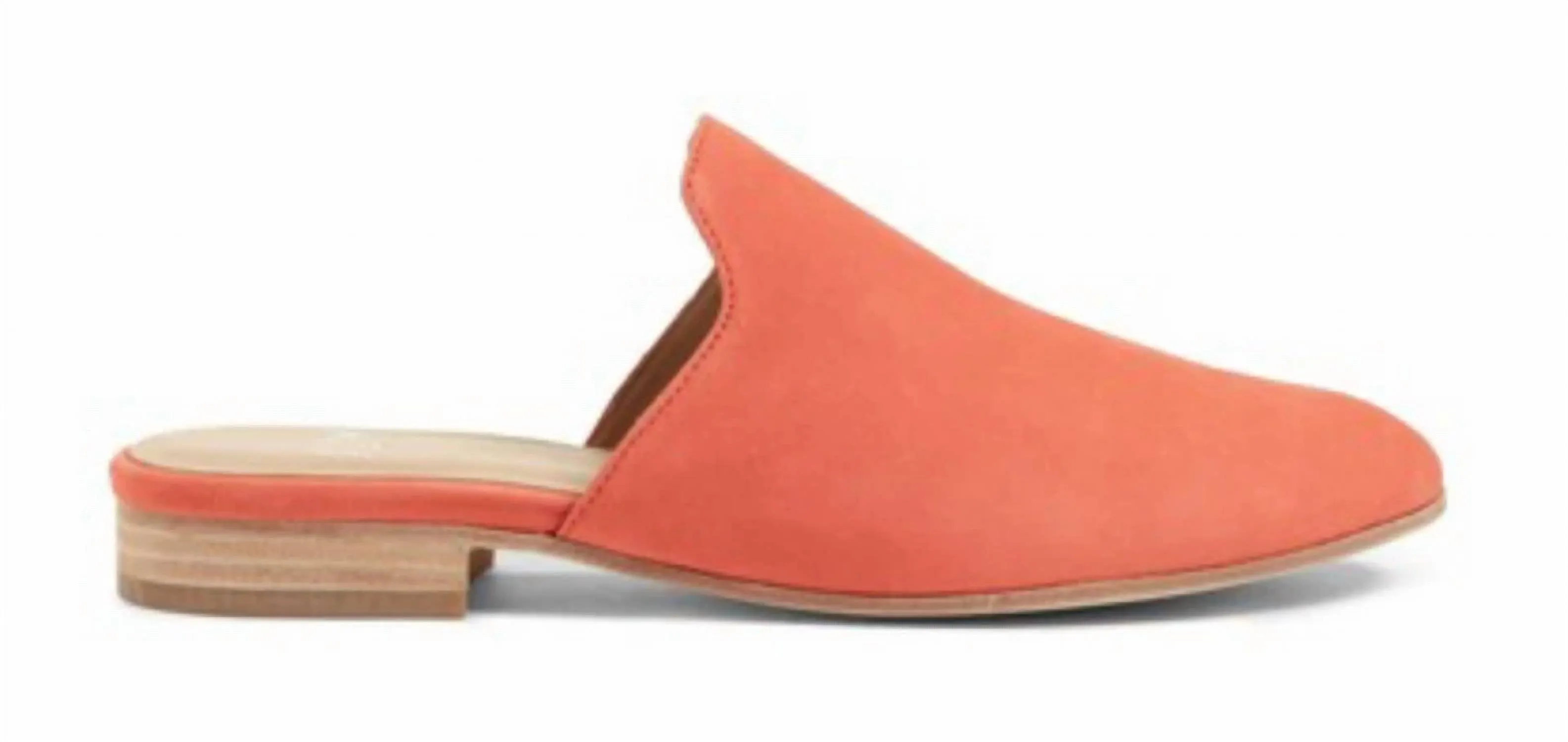 Women's Dion Suede Mule Shoes In Persimmon