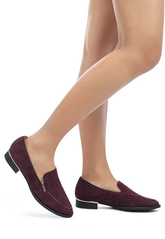 Women's Genuine Suede Slip-On Loafers