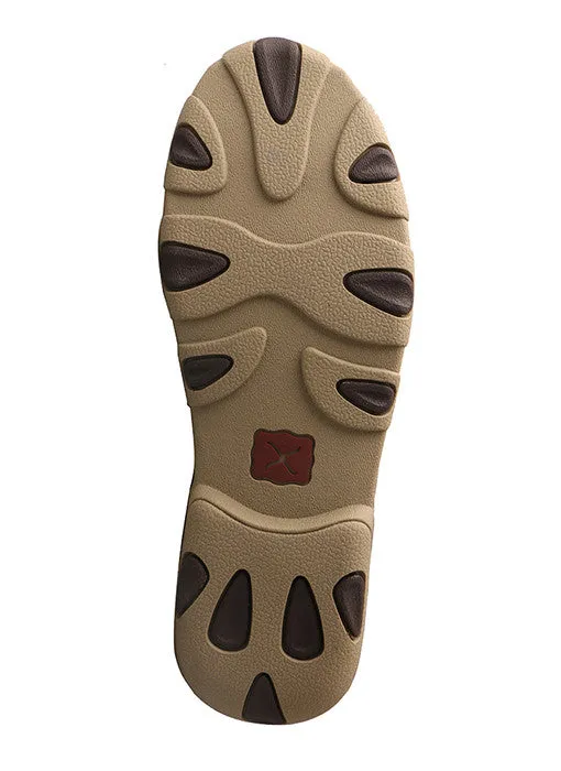 Women’s Twisted X  Driving Mocs- Brown / Emboss Flower- WDM0070