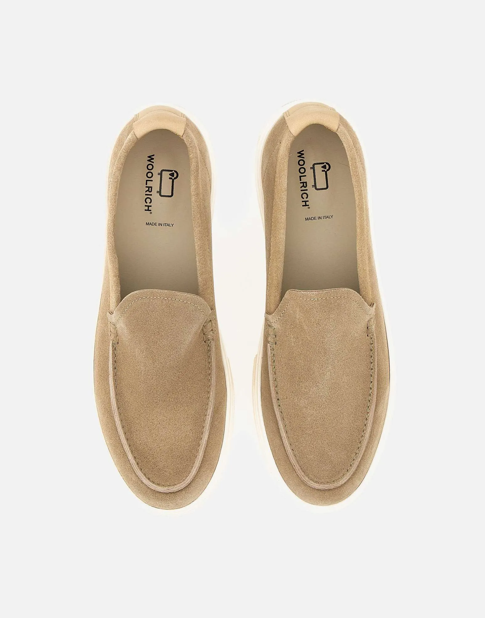 Woolrich Suede Loafers i Beige