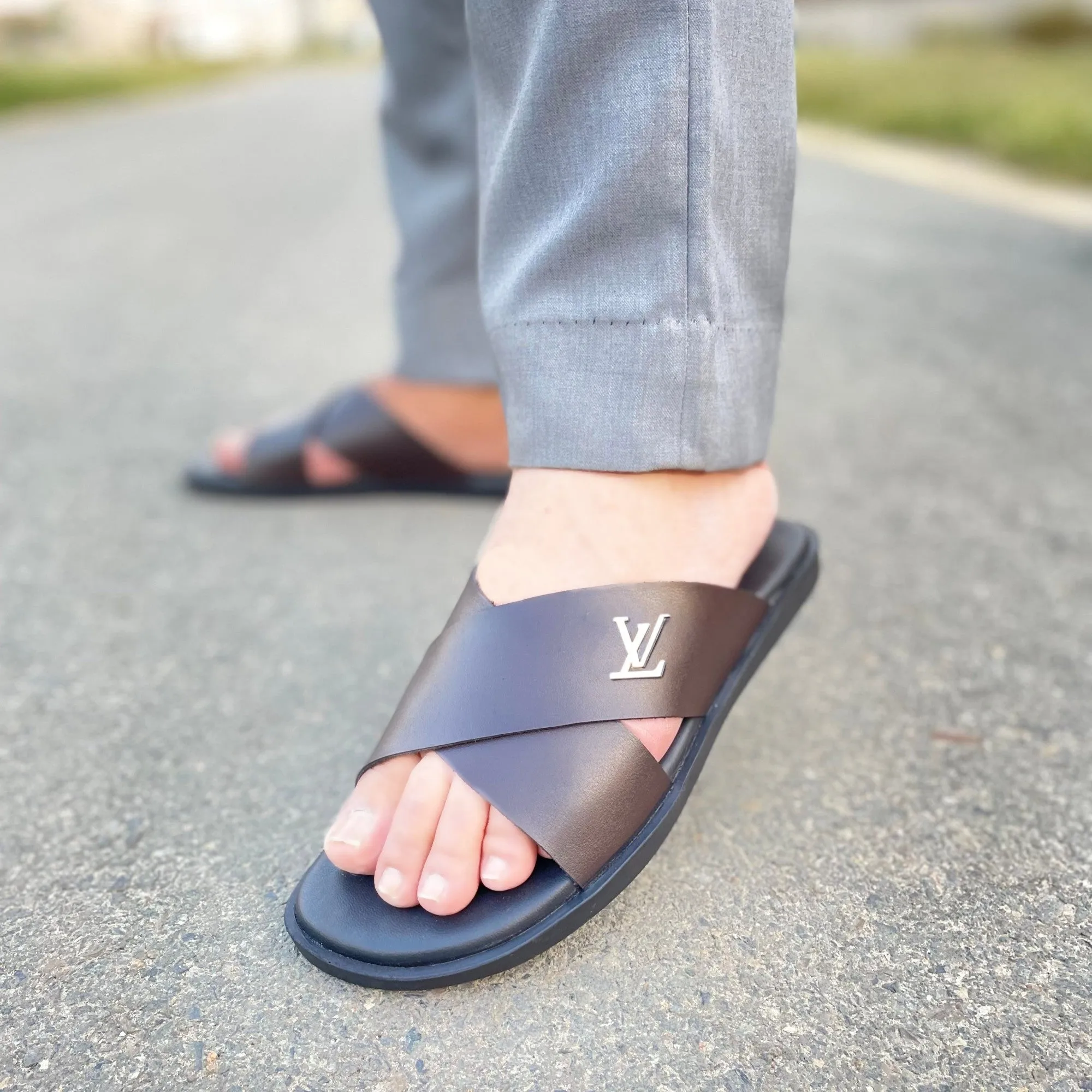 WS Pure Leather Handmade PadaPulse Chappal WS-146 BRN