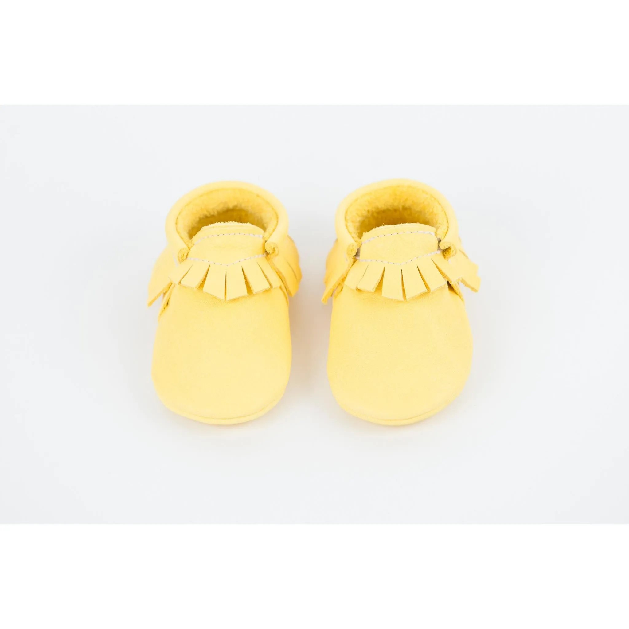 Yellow Traditional Handmade Moccasins