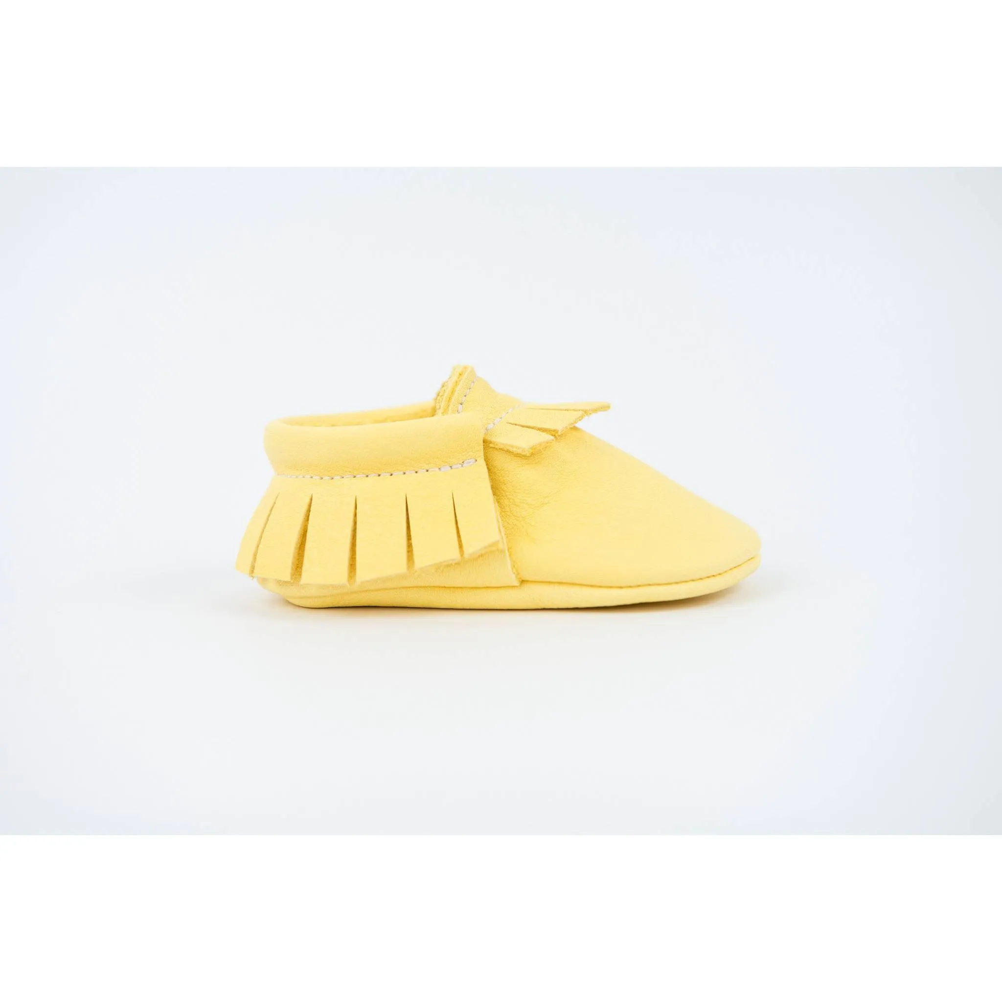 Yellow Traditional Handmade Moccasins