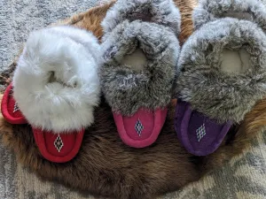 Youth Leather Moccasins; by Wandering Buffalo